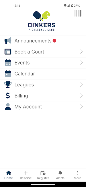 Dinkers Pickleball Club Screenshot 1
