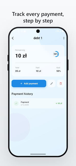 Debt Snowball Wallet Screenshot 2