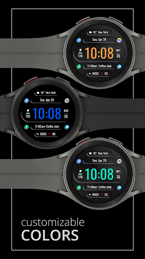 DADAM72 Digital Watch Face Screenshot 1