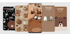 Brown Live Wallpaper Parallax Screenshot 0