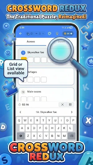 Crossword Redux: Daily Puzzle Screenshot 2