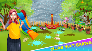 Home Cleaning Girls Game Screenshot 2