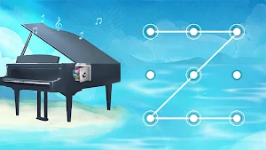 AppLock Live Theme Piano – Paid Theme Screenshot 3