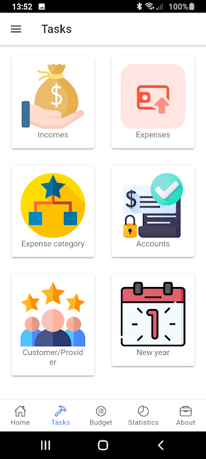 Compta Familial Expense-Budget Screenshot 1