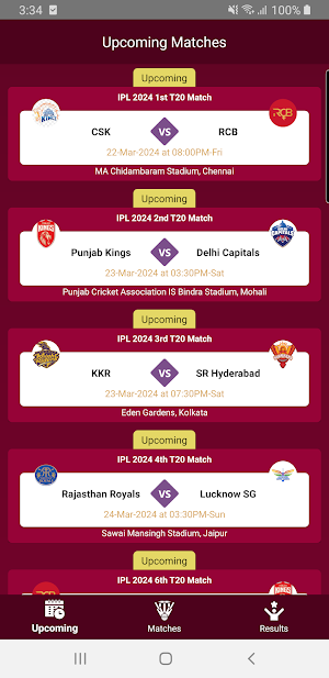 Live Sports Screenshot 2