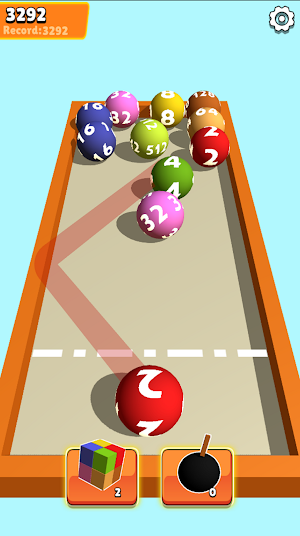 Chain Ball: 2048 3D Screenshot 1