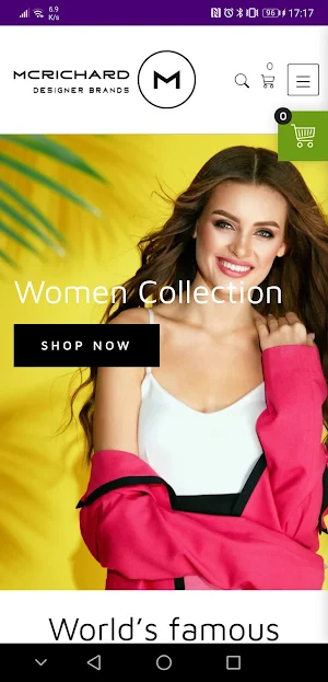 McRichard Designer Brands Screenshot 1