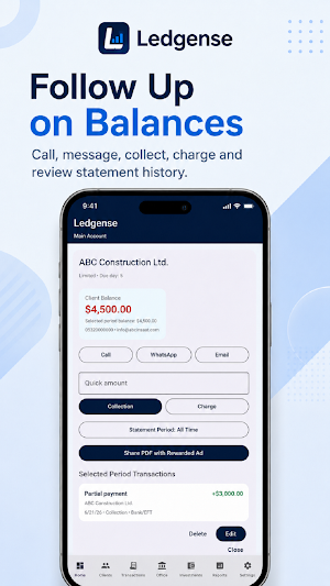 Ledgense: Accounting Tracker Screenshot 2