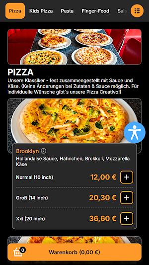 Sylvie´s American Pizza Screenshot 2