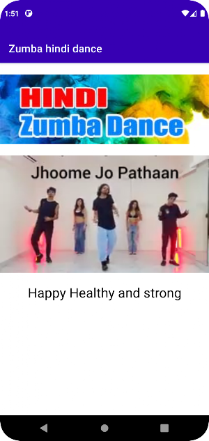 Zumba hindi dance Screenshot 1
