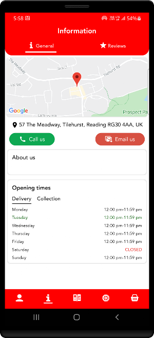 Tasty Bites Reading Screenshot 2
