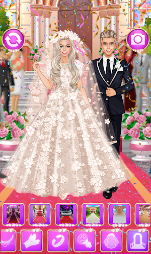 Millionaire Wedding - Lucky Bride Dress Up Screenshot 1