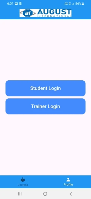 August International App Screenshot 1