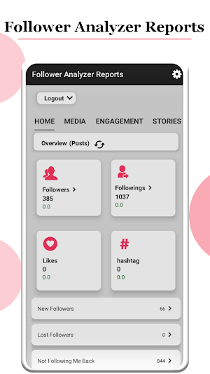 Followers Analyzer for Reports Screenshot 0