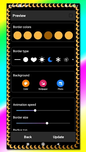 Colorful Edge Border Lighting Screenshot 2