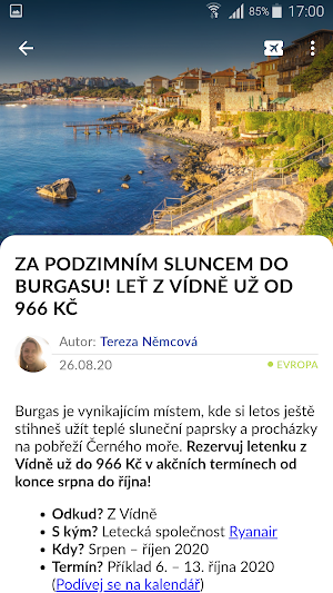 Letenky.com - levné letenky Screenshot 1