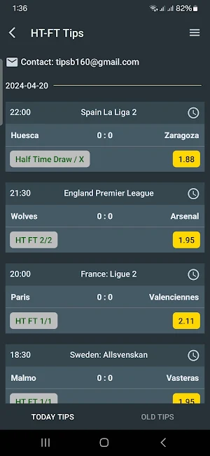 WW HT FT Betting Tips Screenshot 1