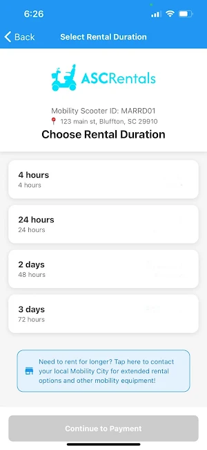 ASC Rentals Screenshot 1
