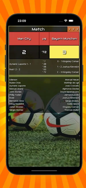 Soccer AI score prediction Screenshot 1