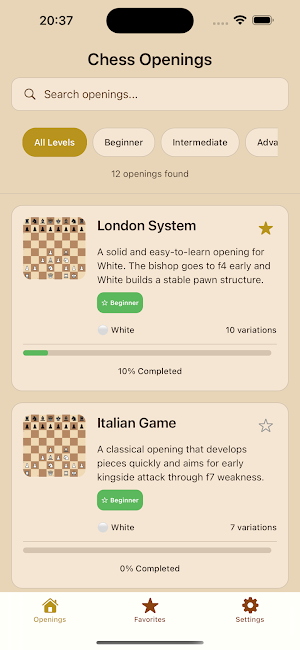 Chess Openings Academy Screenshot 0