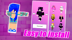 Girl Skins for Minecraft PE Screenshot 2