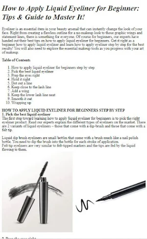 How To Apply Eyeliner Screenshot 3