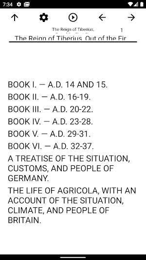 Book, The Reign of Tiberius, O Screenshot 0