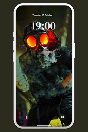 Gas Mask Wallpaper 4K Screenshot 0