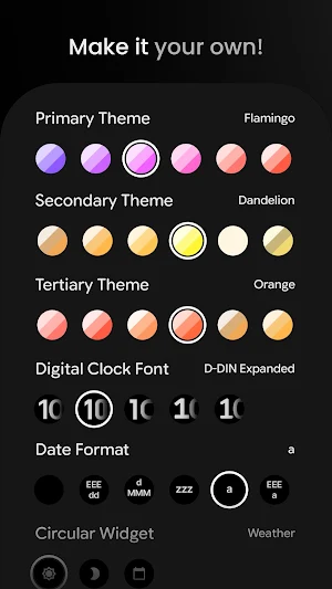 Circle Dashboard Watch Face Screenshot 2