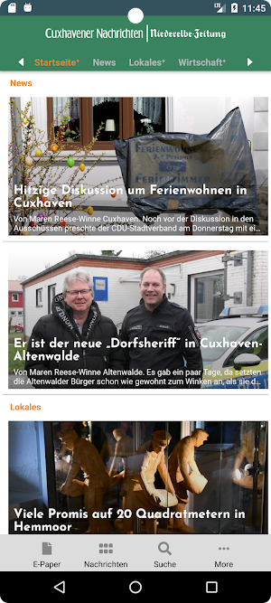 CNV-Medien ePaper classic Screenshot 1