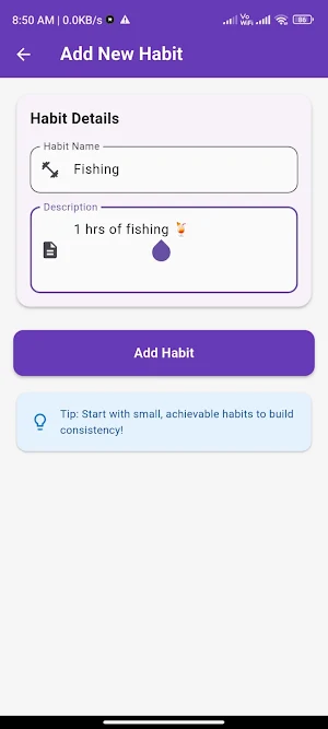 HabitMate Screenshot 2