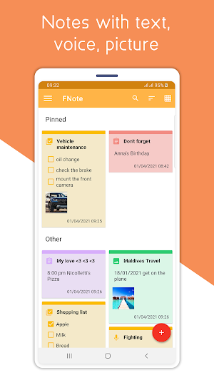 Fnote - Notes, Lists and Reminder Screenshot 0