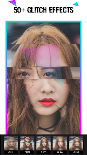 Glitch Video Effect-  Photo Effects Screenshot 1