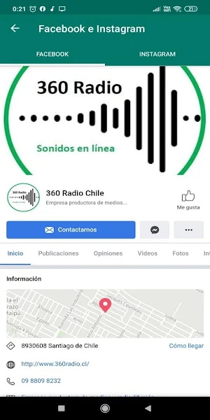 360 Radio Chile Screenshot 2