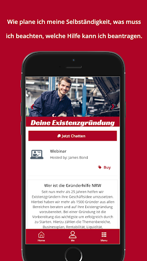 Gruenderhilfe NRW Screenshot 0