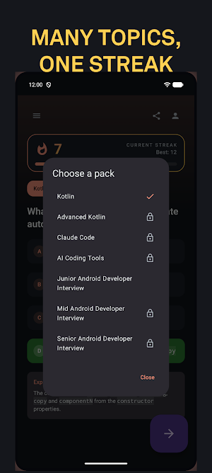 Quiz for Android Devs Screenshot 2