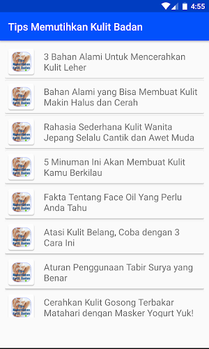 Tips Panduan Memutihkan Kulit Badan Screenshot 2