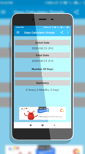 Date Duration Calculator: Days Between Dates Screenshot 0