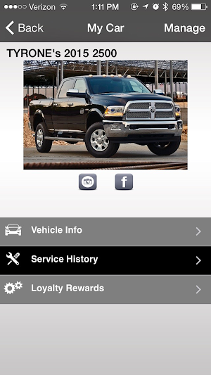 Robert's Dodge Chrysler Jeep Screenshot 2
