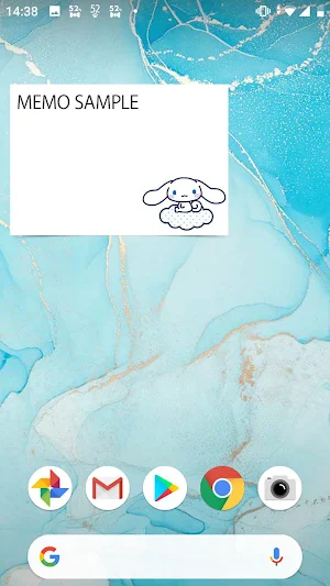 Notepad Cinnamoroll Screenshot 0