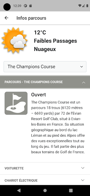 Evian Resort Golf Club Screenshot 2