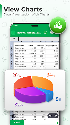 Excel Reader & XLSX Viewer Screenshot 2