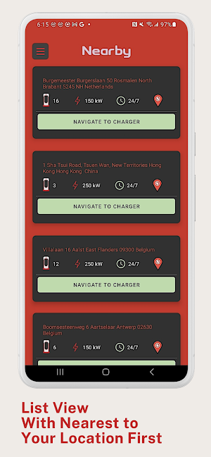 Superchargers for Tesla Screenshot 1