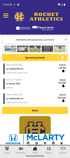 Catholic Rockets Athletics Screenshot 1