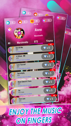 Piano Tiles: Marshmello Music Dance Screenshot 2