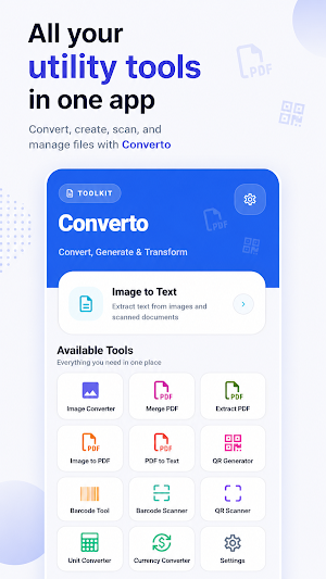 Converto: PDF Image Converter Screenshot 0