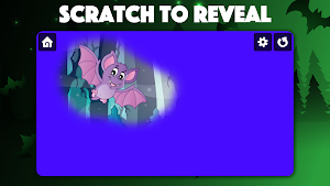 Monster games for kids - Halloween Scratch & Color Screenshot 1