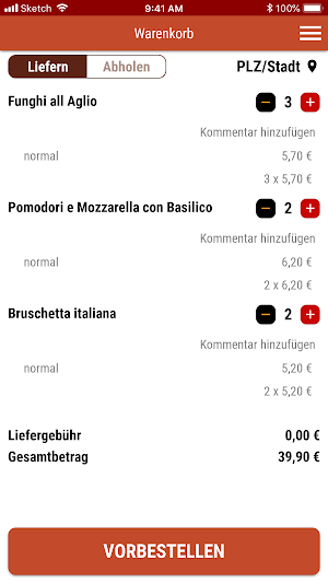 Bilker Nudelhaus Screenshot 1