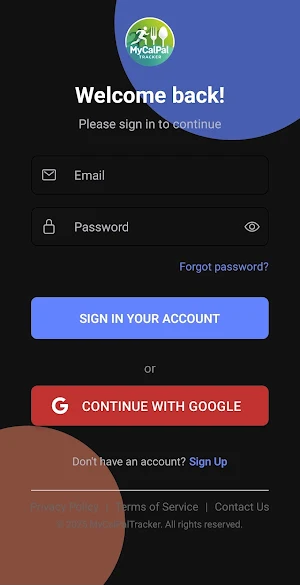 MyCalPal Tracker Screenshot 2