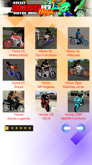 Mod Bussid Motor Drag Ninja RR Screenshot 3